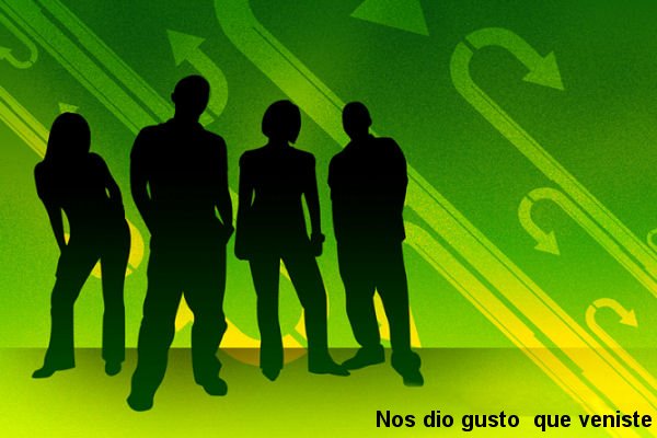 Nos dio gusto  que veniste